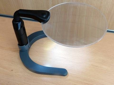 Lupa 2.5x flexo led