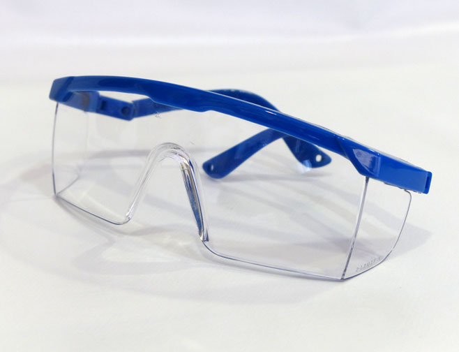 Gafas protección trabajo azul - Lensforvision - Comprar lupas baja visión
