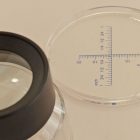 Lupa Base circular 7x con retícula (45 mm)