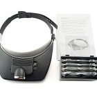 Lupa Frontal Doble LED (set 4 lentes)