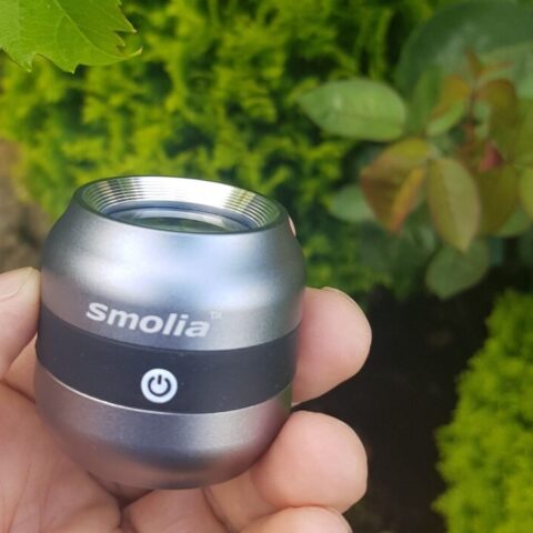 Lupa 10x Led-UV Smolia con retícula